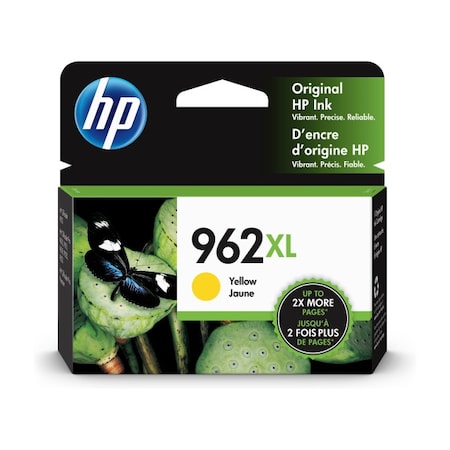 Hp HP 962XL, 3JA02AN Yellow Original Ink Cartridge, 1600 Yield 3JA02AN